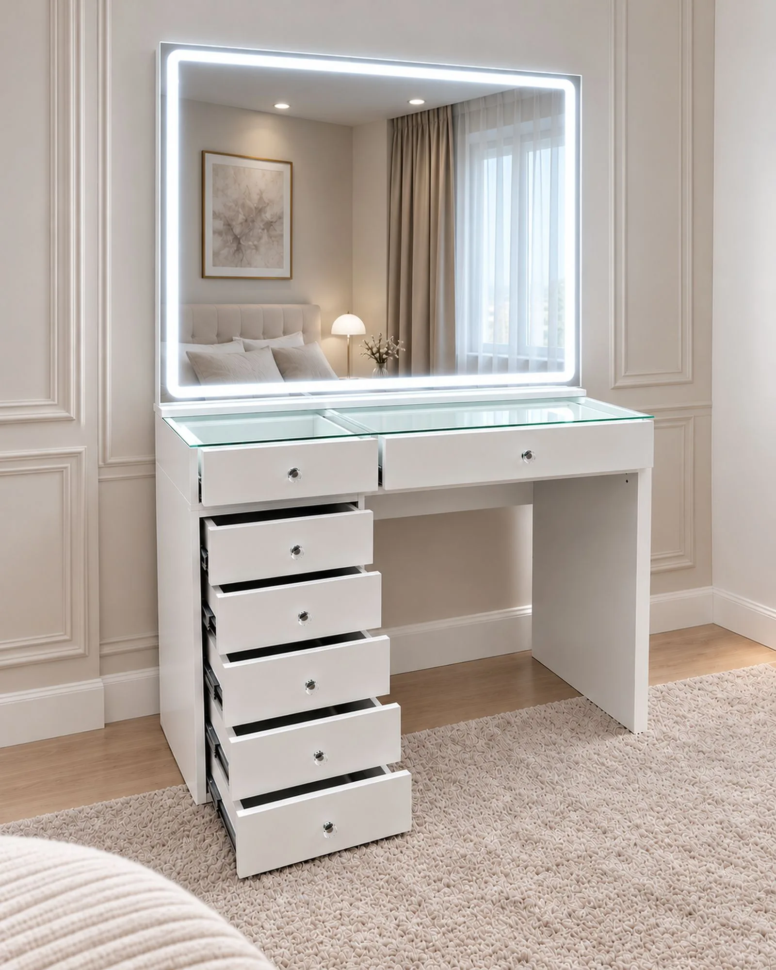 Dressing Table White Vanity